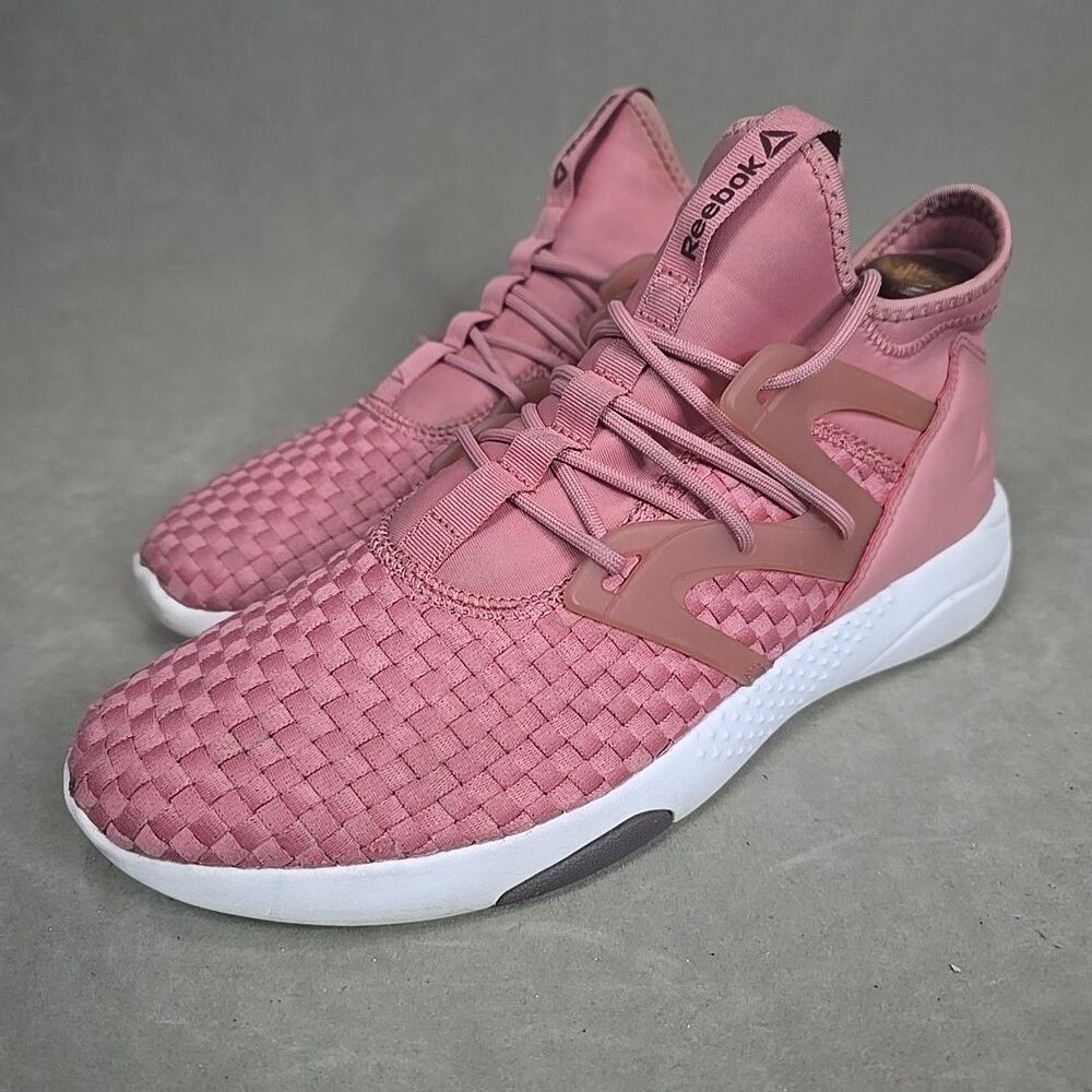 Reebok Hayasu Womens Sneaker Sz 9 US EU 40 Mauve Lace Up Woven